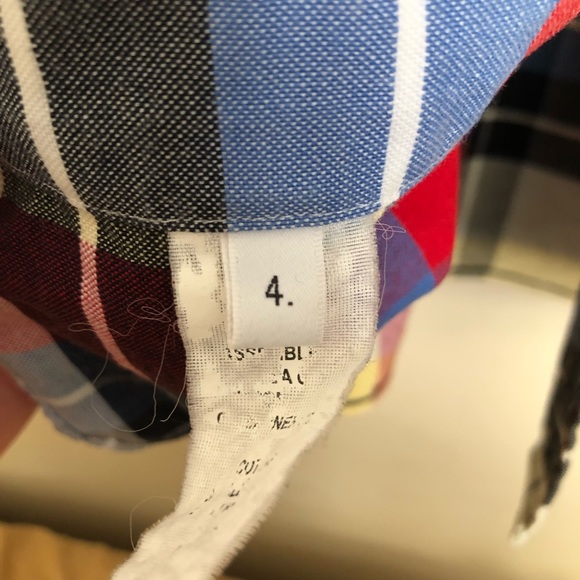 Thom Browne Button Down Flannel Shirt XL Size 4 - Picture 6 of 6